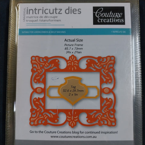 Couture Creations Metricon Collection Die - Picture Frame & Tag