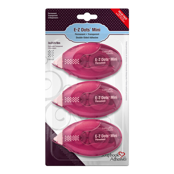 3L Scrapbook Adhesives - E-Z Dots - Mini Value Pack (3 Dispensers)